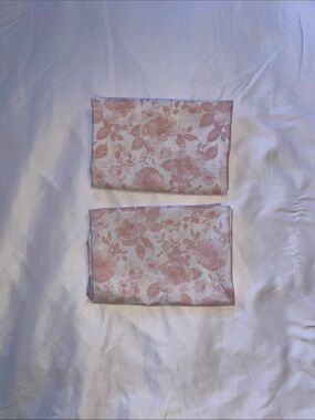 Mainstays Pink Floral Pillowcase Pair